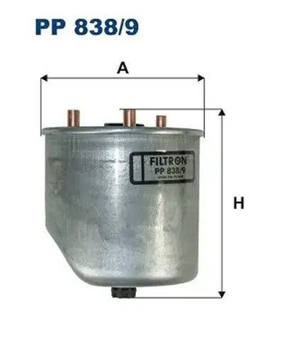 Fuel filter line - filter, pp